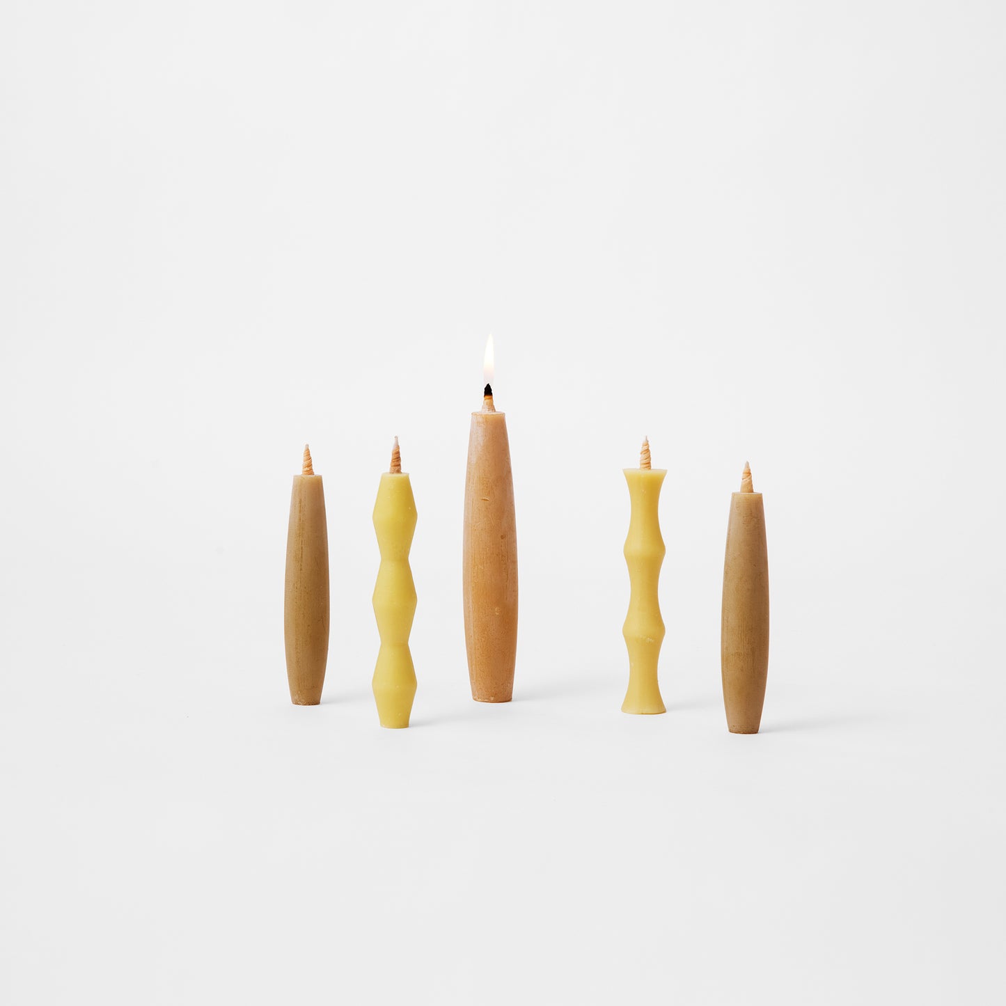 ろうそく等伯6号(2本入)こま燭台セット